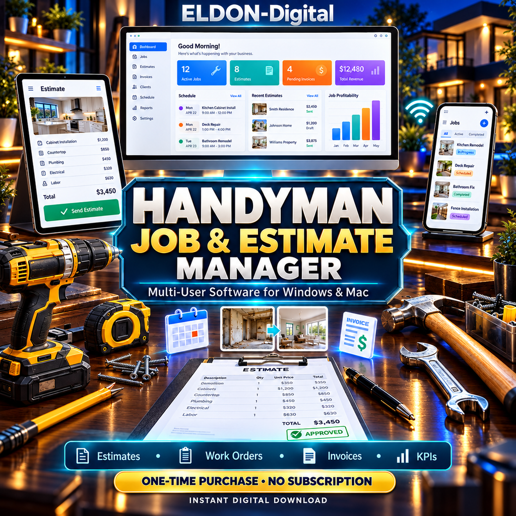 Handyman Job and Estimate Manager