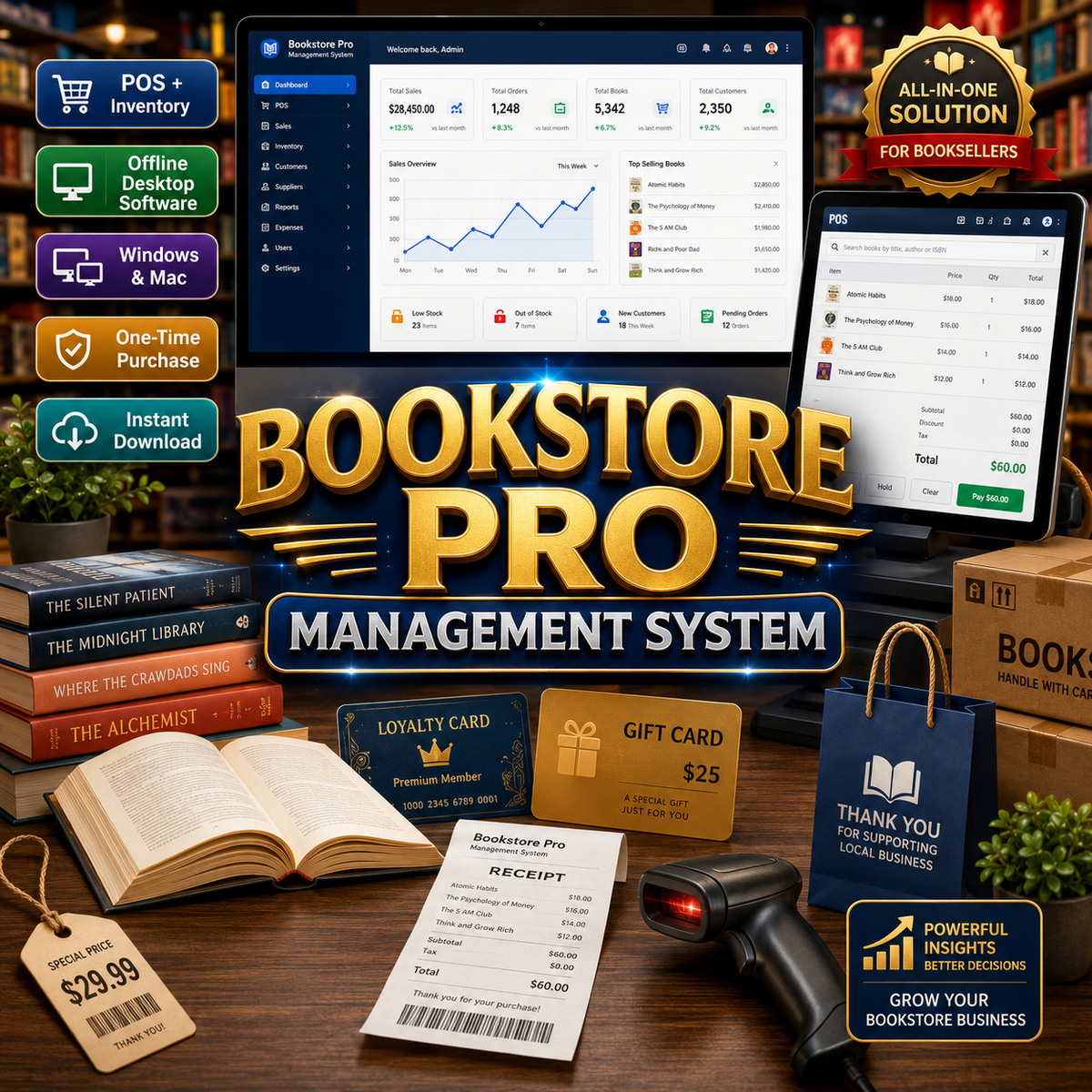 Bookstore Pro Management System
