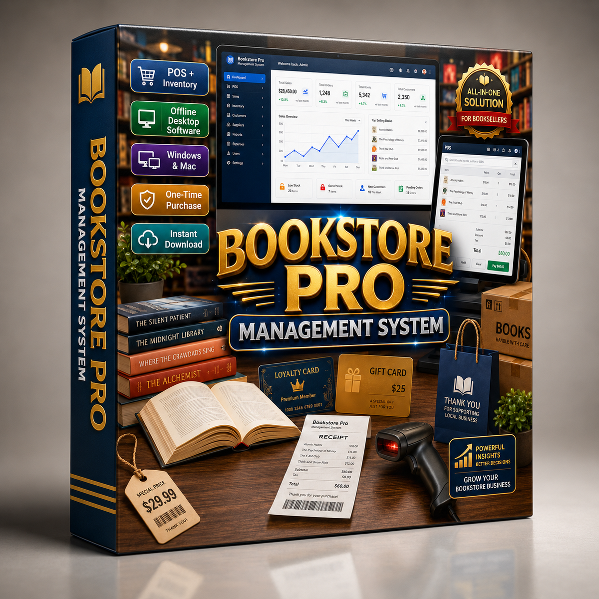 Bookstore Pro Management System