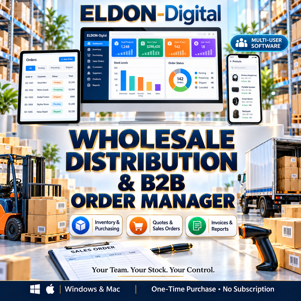 Wholesale Distribution and B2B Order Manager