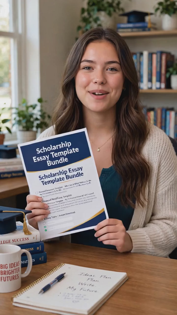 Scholarship Essay Template Bundle