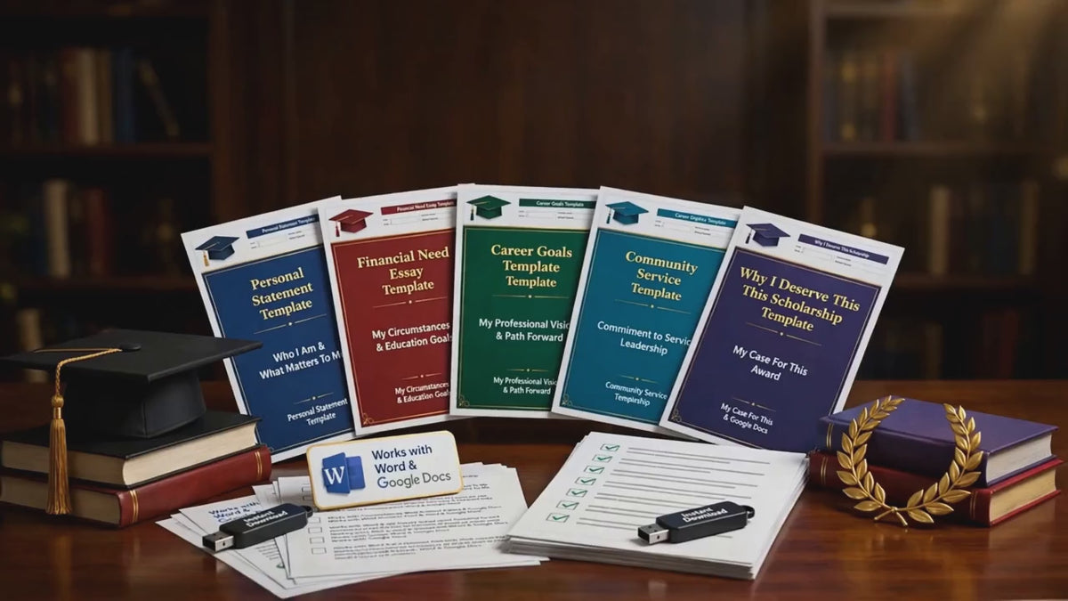 Scholarship Essay Template Bundle