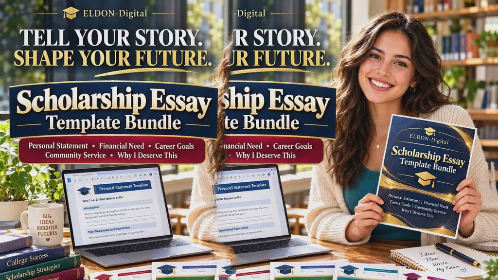 Scholarship Essay Template Bundle