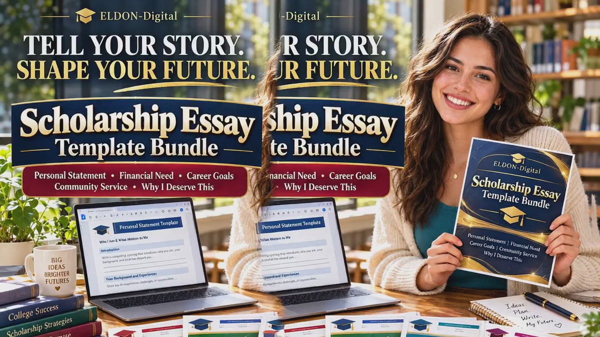 Scholarship Essay Template Bundle