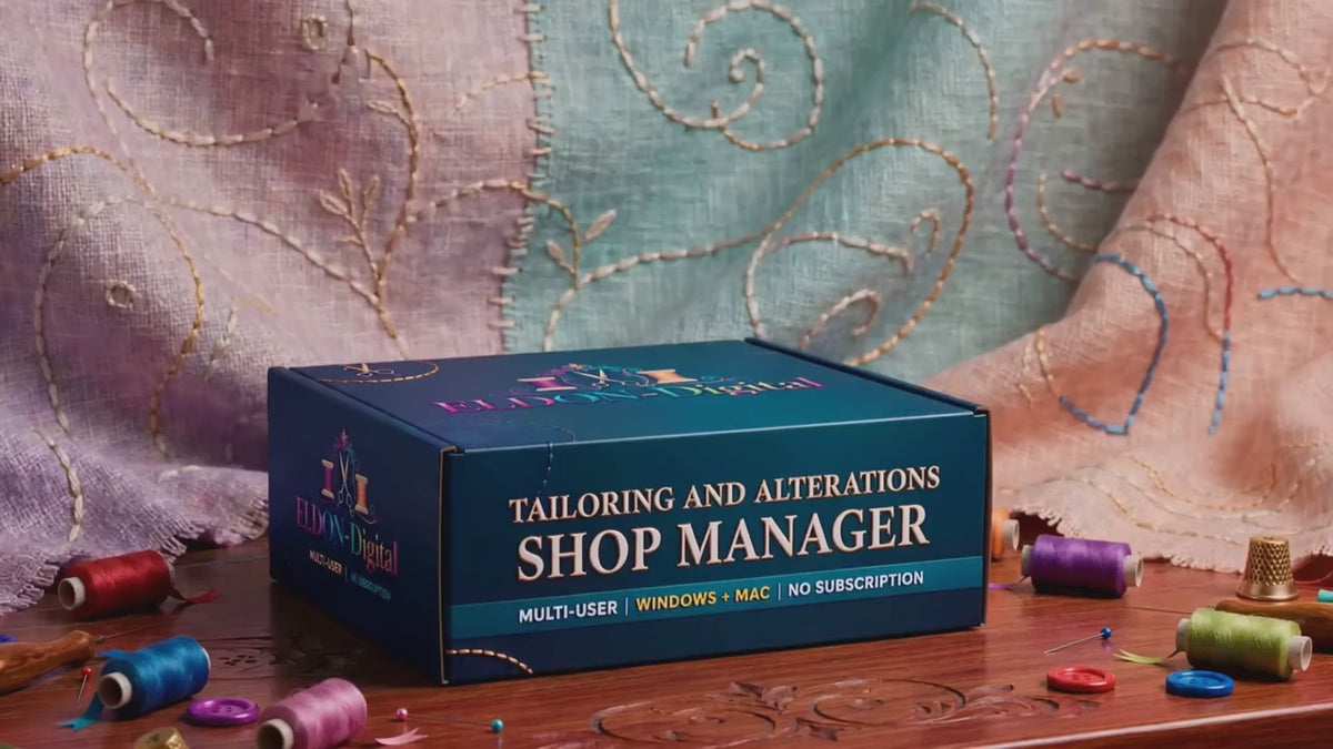 Tailoring and Alterations Shop Manager Software