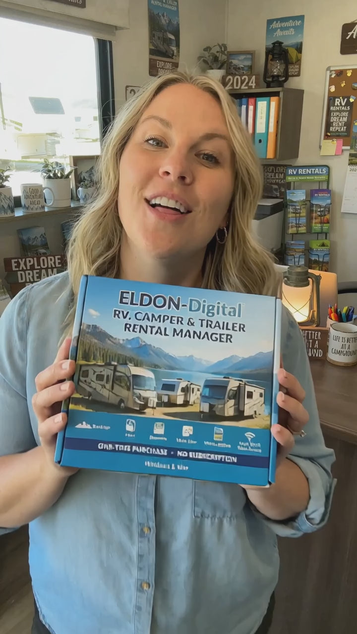 RV, Camper and Trailer Rental Manager Software