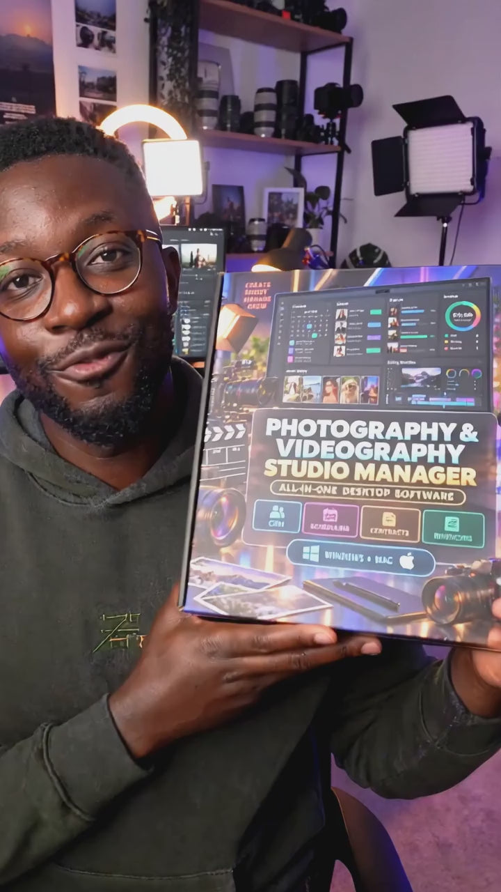 Photography and Videography Studio Manager