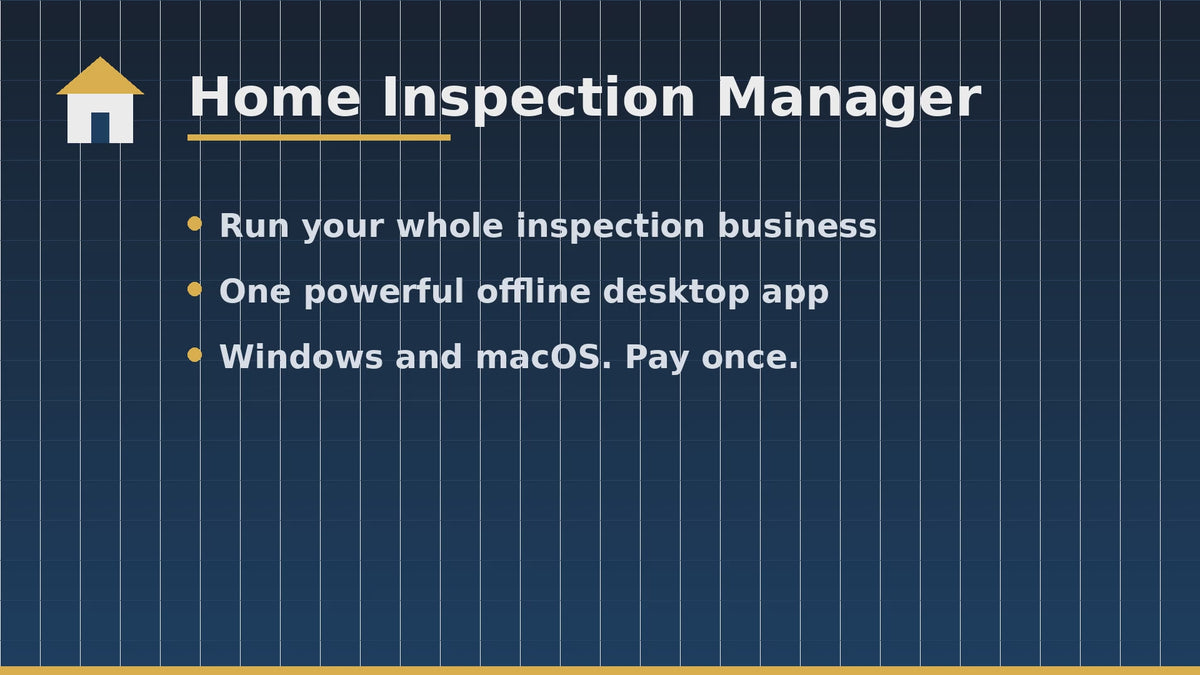 Home Inspection Software for Windows and Mac