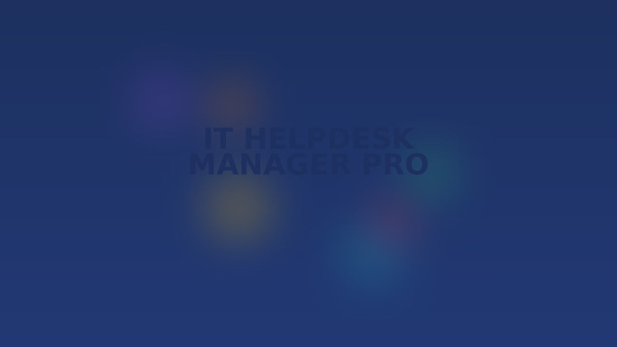 IT Helpdesk Manager Pro