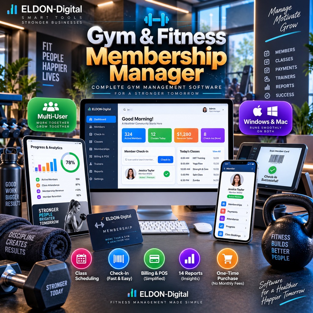 Gym and Fitness Membership Manager