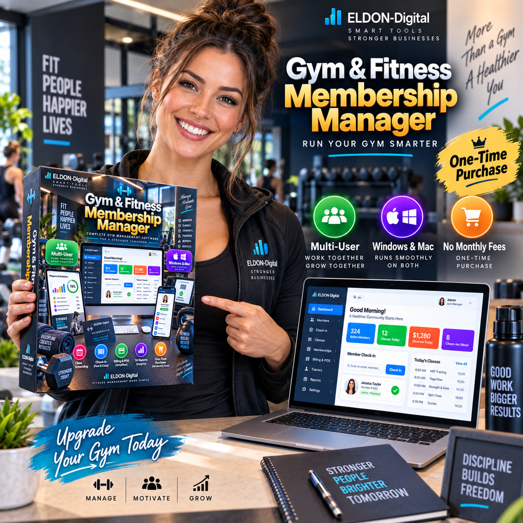 Gym and Fitness Membership Manager
