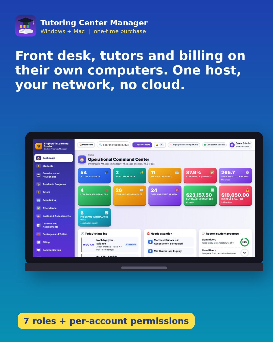 Tutoring Center Manager