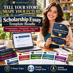 Scholarship Essay Template Bundle