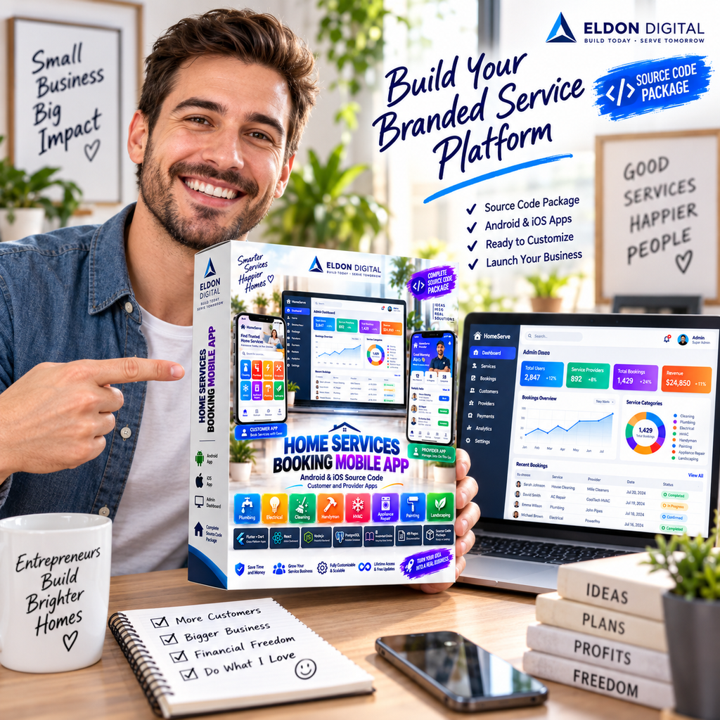 Home Services Booking Mobile App Source Code