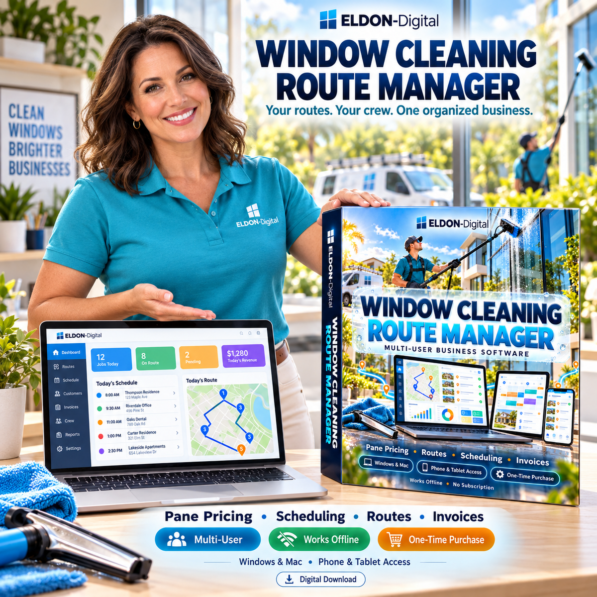 Window Cleaning Route Manager