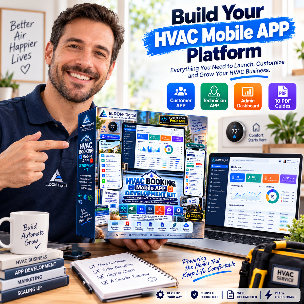 HVAC Booking App Development Kit