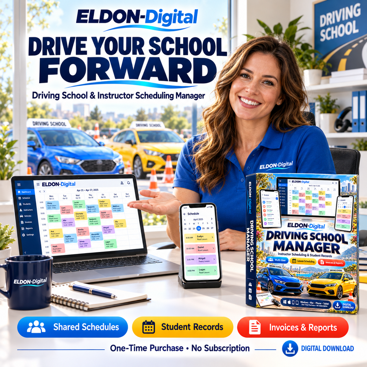 Driving School and Instructor Scheduling Manager Software