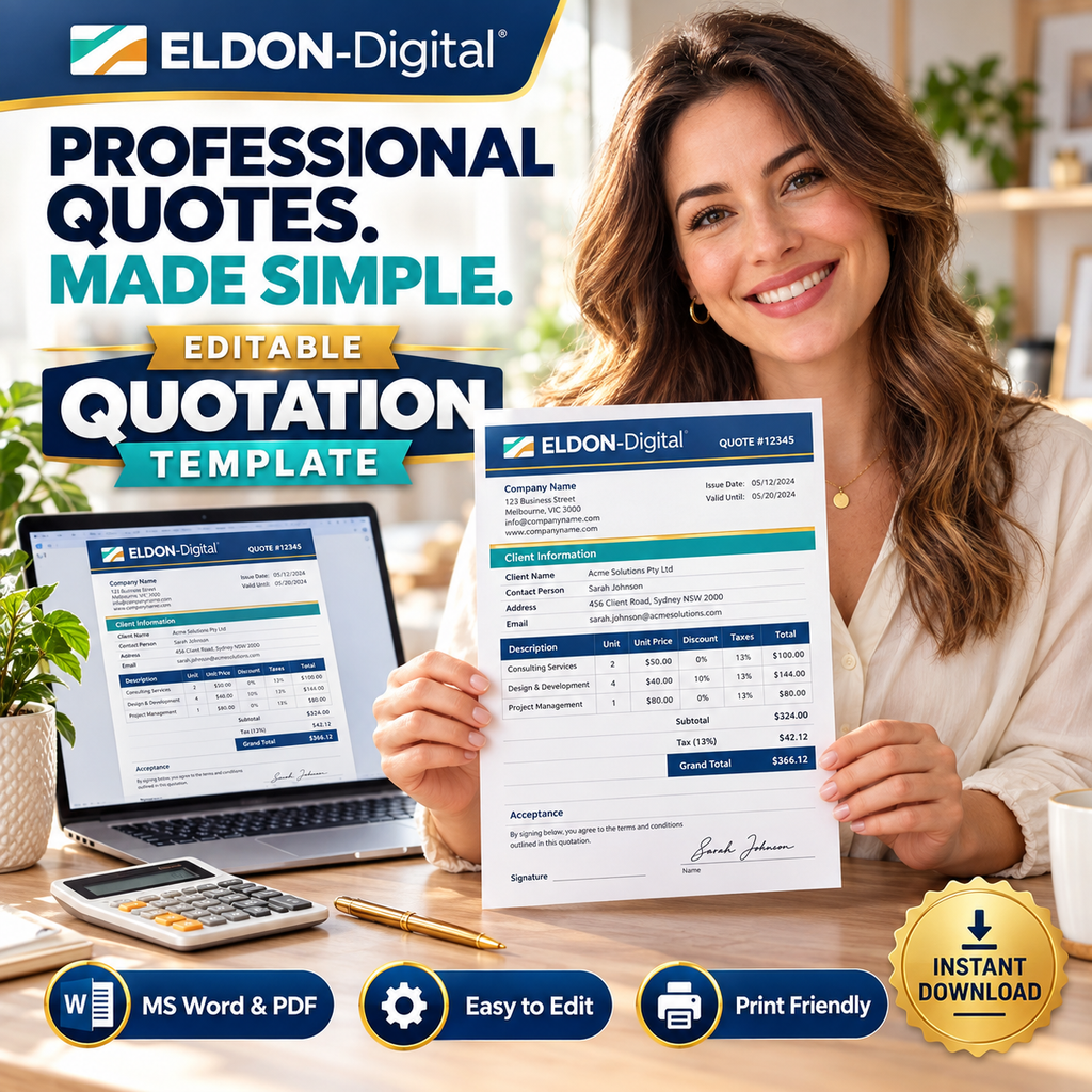 Quotation Template for Word